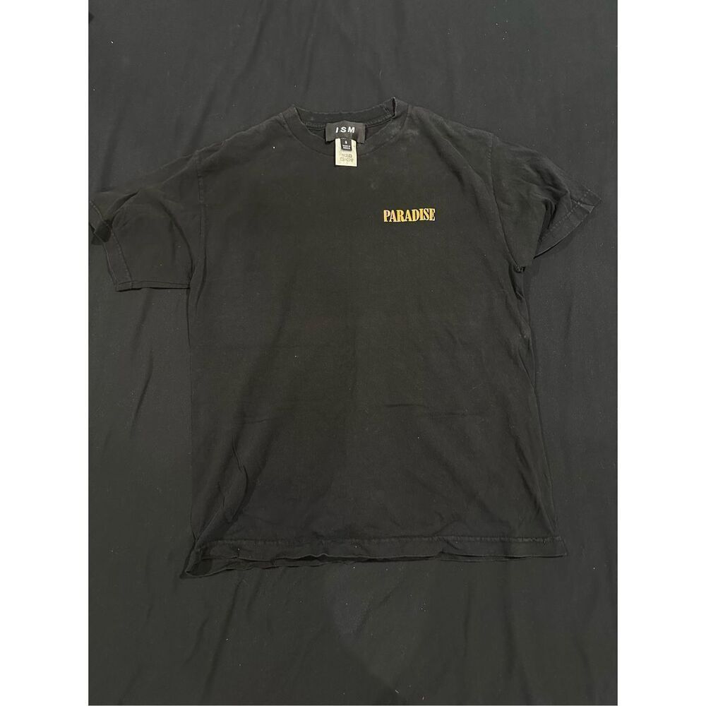 I S M size S paradise tee black short sleeve